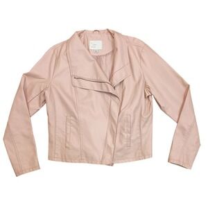 A New Day‎ faux leather jacket pink SKUW383